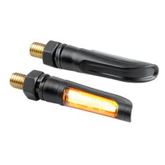 Lampa ΦΛΑΣ MOTO NAIL ΜΑΥΡΑ 12V COB LED M8 50x10mm LAMPA - 2 TEM.