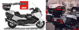 ΒΑΛΙΤΣΕΣ ,μπαγαζιερες ,παπριζ SCOOTER GIVI.  τηλ 2310 522 224