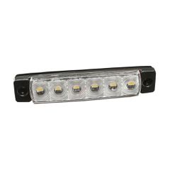 Lampa ΦΩΣ ΟΓΚΟΥ 9>32V 6 LED ΛΕΥΚΟ ΔΙΑΦΑΝΟ 95,6x19,8mm ΜΕ ΕΓΚΡΙΣΗ ΤΥΠΟΥ E148 LAMPA - 20 Τεμ.