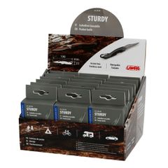 Lampa ΣΟΥΓΙΑΣ/ΜΑΧΑΙΡΙ ΤΣΕΠΗΣ STURDY INOX ΜΕ ΚΑΡΑΜΠΙΝΕΡ 18x15x23cm ΣΕ ΣΤΑΝΤ LAMPA - 18 ΤΕΜ.