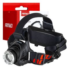 Amio Amio - Φακός Κεφαλής Εργασίας τύπου T6 LED χωρητικότητα μπαταρίας 3600mAh - 1 τεμ. (04664/AM)