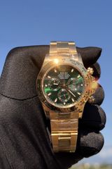 Rolex Daytona John Mayer Gold SUPER CLONE - 116508 emerald Green dial - Σμαραγδένιο πράσινο καντράν