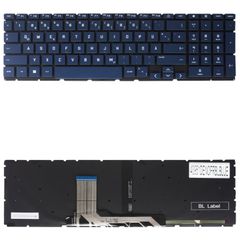 Deutsche Tastatur für Laptop - German Laptop Keyboard για HP Victus 15-fa0019nv - Product number : 832F8EA DE No Frame Backlight Blue ( Κωδ.40951DENOFRBLBLUE )