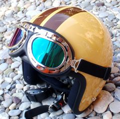 Εκποίηση: Κράνος από υπόλοιπο εισαγωγής  - AVEX  HELMET - Rally  Antique VY511-thumb-9