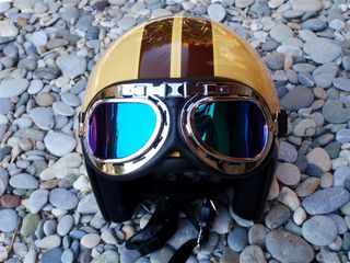 Εκποίηση: Κράνος από υπόλοιπο εισαγωγής  - AVEX  HELMET - Rally  Antique VY511-thumb-10