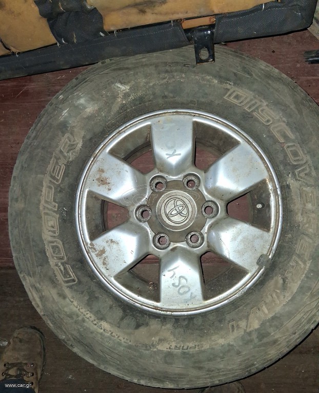 ΖΑΝΤΟΛΑΣΤΙΧΑ 4Χ4 TOYOTA HILUX  255/70/15 ΑΛΟΥΜΙΝΙΟΥ 2006-2015 ΣΕΤ ΤΕΤΡΑΔΑ