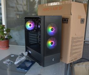 PC με  Ryzen 5 5600G, 16GB RAM 3600MHz/C16, 256GB SSD, καινούργιο case (χωρίς RAM 270€)