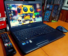 TOSHIBA C660  με επεξεργαστή INTEL i3,  μνήμη RAM 4GB, Δίσκος 320GB με Windows10 + Office, ΟΘΟΝΗ 15,6΄΄