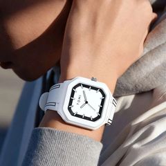 Unisex ρολόϊ λευκό-thumb-1