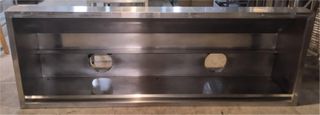 Φούσκα Τοίχου Ανοξείδωτη Με 2 Οπές Φ25Cm 250x90x58Cm - Μεταχειρισμένη.