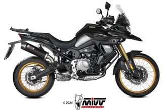 ΛΥΡΗΣ MIVV ΤΕΛΙΚΟ ΕΞΑΤΜΙΣΗΣ BLACK STAINLESS STEEL WITH CARBON CAP ΓΙΑ VOGE 900DSX 2024-2026, VO.003.LZC