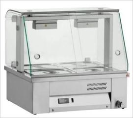 Μπαιν Μαρί Επιτραπέζιο 2 Θέσεις 1/1Gn 75,9x62,9x70,8Cm INOMAK - Καινούργιο.