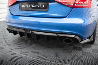 Πίσω Valance Audi A4 S-Line Sedan / Avant B8 (Version with single exhaust tips on both sides)