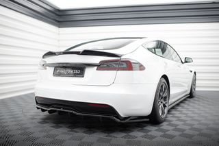 Spoiler Cap 3D Tesla Model S Plaid Mk1 Facelift-thumb-1