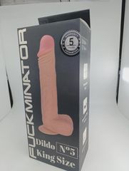 No.5 Dildo King Size, Premium PVC, Flesh, 29.8 cm, FUCKMINATOR-thumb-6