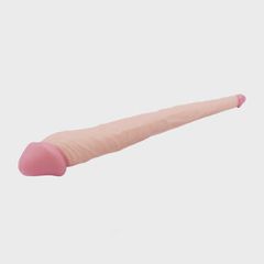 Realistic Double Dildo, PVC, Natural, 36 cm-thumb-1