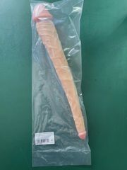 Realistic Double Dildo, PVC, Natural, 36 cm-thumb-3