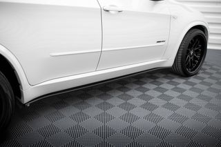 Side skirts Diffusers for BMW X5 M-Pack E70 Facelift
