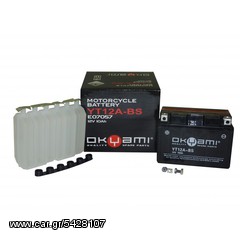 ΛΥΡΗΣ OKYAMI YT12A-BS, 12V, 10Ah/140A(EN), ΑΡΙΣ(+), M6-AGM, OKE07057