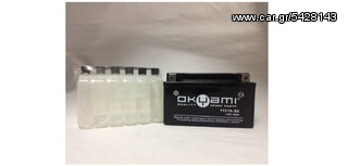 ΛΥΡΗΣ OKYAMI YTX7A-BS, 12V, 6Ah/105A(EN), ΑΡΙΣ(+), M6-AGM, OKE07048