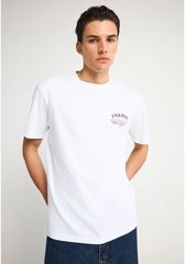 Funky Buddha Ανδρικό relaxed t-shirt με τύπωμα στην πλάτη FBM013-017-04