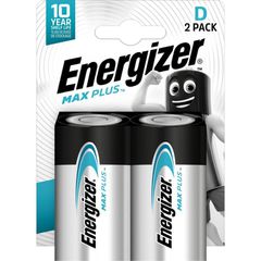 Energizer Max Plus D Μπαταρία (2τμχ)