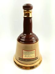 Συλλεκτική vintage καράφα -ποτό Bell's Blended Scotch Whisky (Wade) σε σχήμα καμπάνας. Σφραγισμένο.-thumb-8