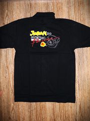 Ανδρικό κοντομάνικο γιακά μπλούζα πόλο T-Shirt HKS Turbo Rally με κεντητά λογότυπα Μ L XL καινούργιο-thumb-3