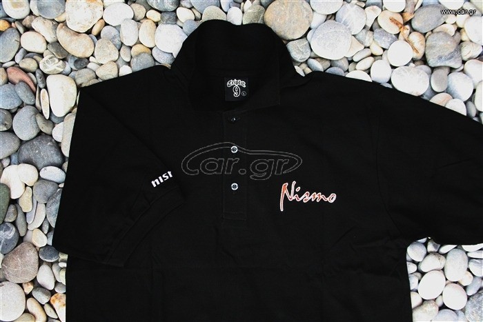 Ανδρικό κοντομάνικο γιακά μπλούζα πόλο T-Shirt NISSAN NISMO Rally Japan με κεντητά λογότυπα  L XL καινούργιο