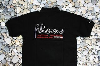 Ανδρικό κοντομάνικο γιακά μπλούζα πόλο T-Shirt NISSAN NISMO Rally Japan με κεντητά λογότυπα  L XL καινούργιο-thumb-2