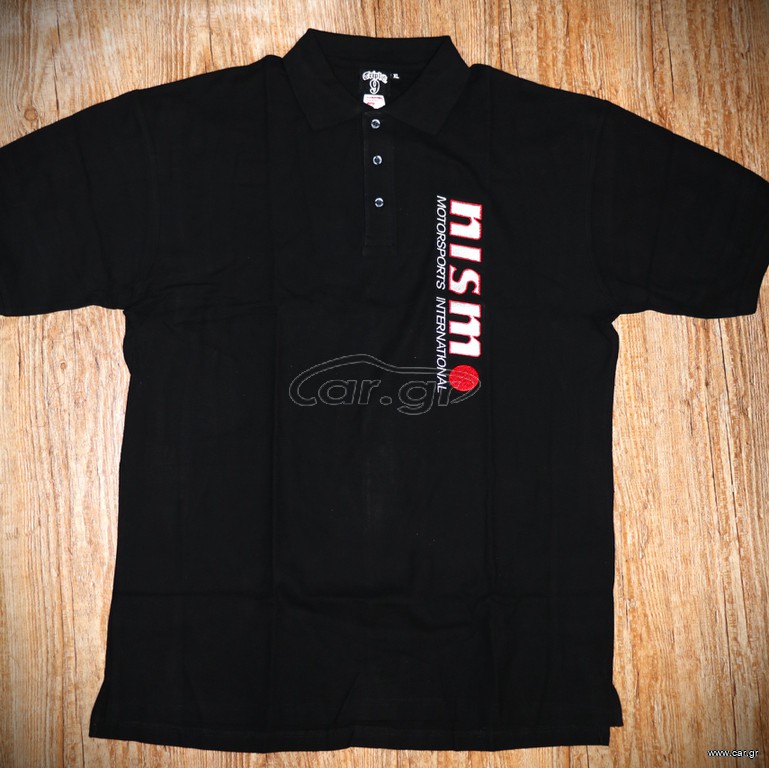 Ανδρικό κοντομάνικο γιακά μπλούζα πόλο T-Shirt NISSAN NISMO Racing Japan με κεντητά λογότυπα XL καινούργιο