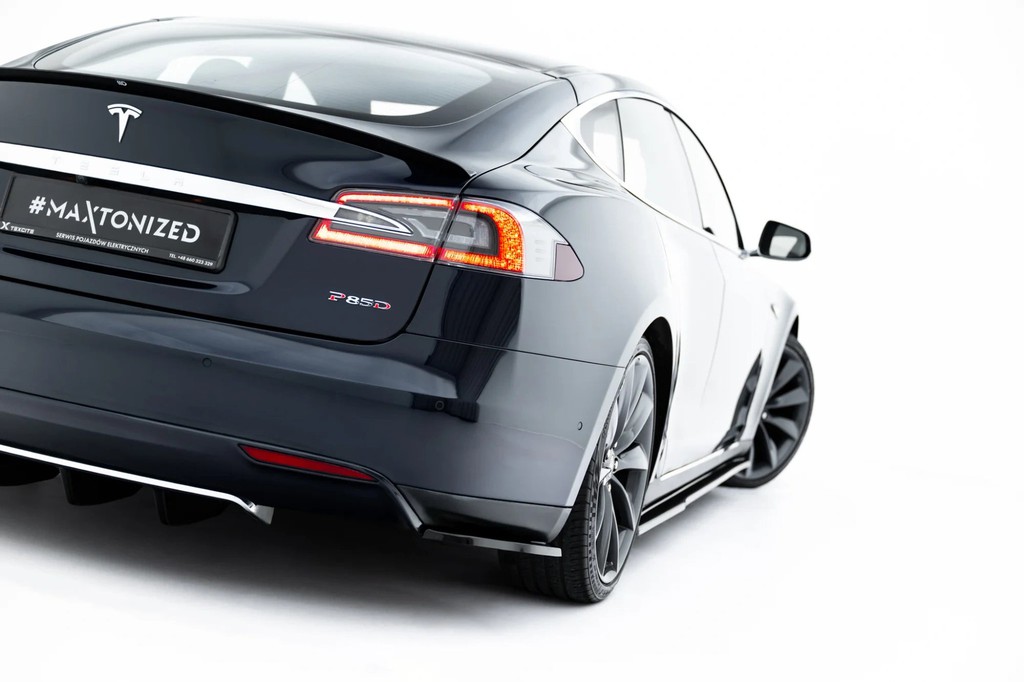 Πίσω Πλευρικοί Splitters V.2 Tesla Model S Mk1