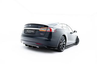 Πίσω Πλευρικοί Splitters V.2 Tesla Model S Mk1-thumb-1
