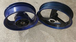 Ζάντες μπρος πίσω 17x5.5 & 17x3.5 με γραναζιέρα & δαγκάνες