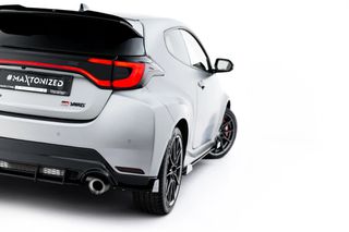 Street Pro Πίσω Πλευρικά Splitters + Flaps Toyota GR Yaris Mk4 Facelift