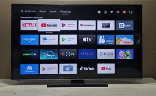 HITACHI 50" Smart TV Android 4K Ultra HD (Model:2022) Bluetooth WiFi Apps Google play YouTube Netflix Cosmote-TV Σε αριστη κατασταση