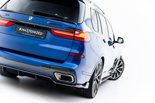 Carbon Πίσω Diffuser Prepreg BMW X7 M-Pack G07 / G07 Facelift (με γάντζο ρυμούλκησης)