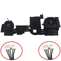 Ανεμιστηράκι Laptop - CPU and GPU Cooling Fan για Lenovo ThinkPad P17 Gen 2 20YU 20YV 20YU0028UK 20YU002AAU 5H41B77205 5H41L16257 with Heatsink 6pin ( Κωδ.81755 )