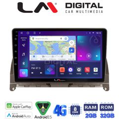 LM Digital - LM ZR8265BR GPS Οθόνη OEM Multimedia Αυτοκινήτου για Mercedes C Class W204 2007 > 2011 (CarPlay/AndroidAuto/BT/GPS/WIFI/GPRS)