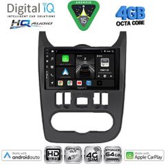 DIGITAL IQ BXK 19101BL_CPAA (9inc) MULTIMEDIA TABLET for DACIA DUSTER – LOGAN – SANDERO mod. 2006-2012 (BLACK) | Pancarshop