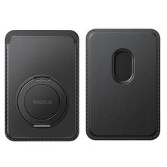 Baseus MagPro 3 Μαγνητικό Πορτοφόλι & Βάση Κινητού MagSafe (Έως 3 Κάρτες) Μαύρη