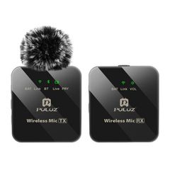 Wireless Lavalier Microphone PULUZ 1 TX + 1 RX-thumb-1