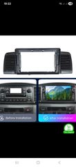 Plastic frame for 9 inches android lcd with grills