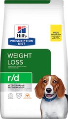Hill's Prescription Diet r/d Weight Reduction 4kg Ξηρά Τροφή Διαίτης, χωρίς Γλουτένη για Ενήλικους Σκύλους με Κοτόπουλο