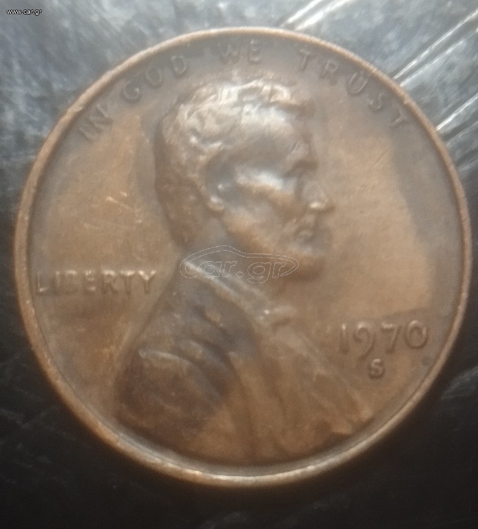 Coins one cents του 1970 S υπάρχει με το D και σκέτο συλλεκτικα  Υπάρχουν  σχεδόν όλες οι χρόνιες για συλλέκτες και όχι μόνο... βλέπετε ebey Αν θέλετε να δείτε όλες τις αγγελίες μου