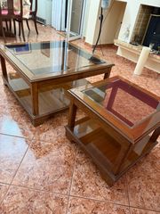 Σετ (2) τραπεζάκια σαλονιού