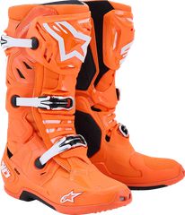 Μπότες Μηχανής Αντρικές Off Road ALPINESTARS  Tech 10 Supervented Boots Πορτοκαλί-Μαύρο