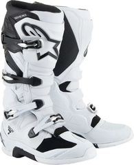 Μπότες Μηχανής Αντρικές Off Road ALPINESTARS  Tech 7 Boots Άσπρες-Μαύρες