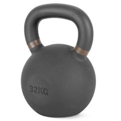 Kettlebell Cast Iron 32 kg - Μαύρο / Καφέ