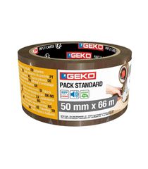 ΤΑΙΝΙΑ ΣΥΣΚΕΥΑΣΙΑΣ 50mm x 66m ΚΑΦΕ GEKO 18000/50